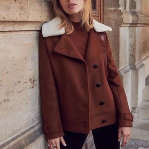 Sézane • Hamptons Coat in Moka